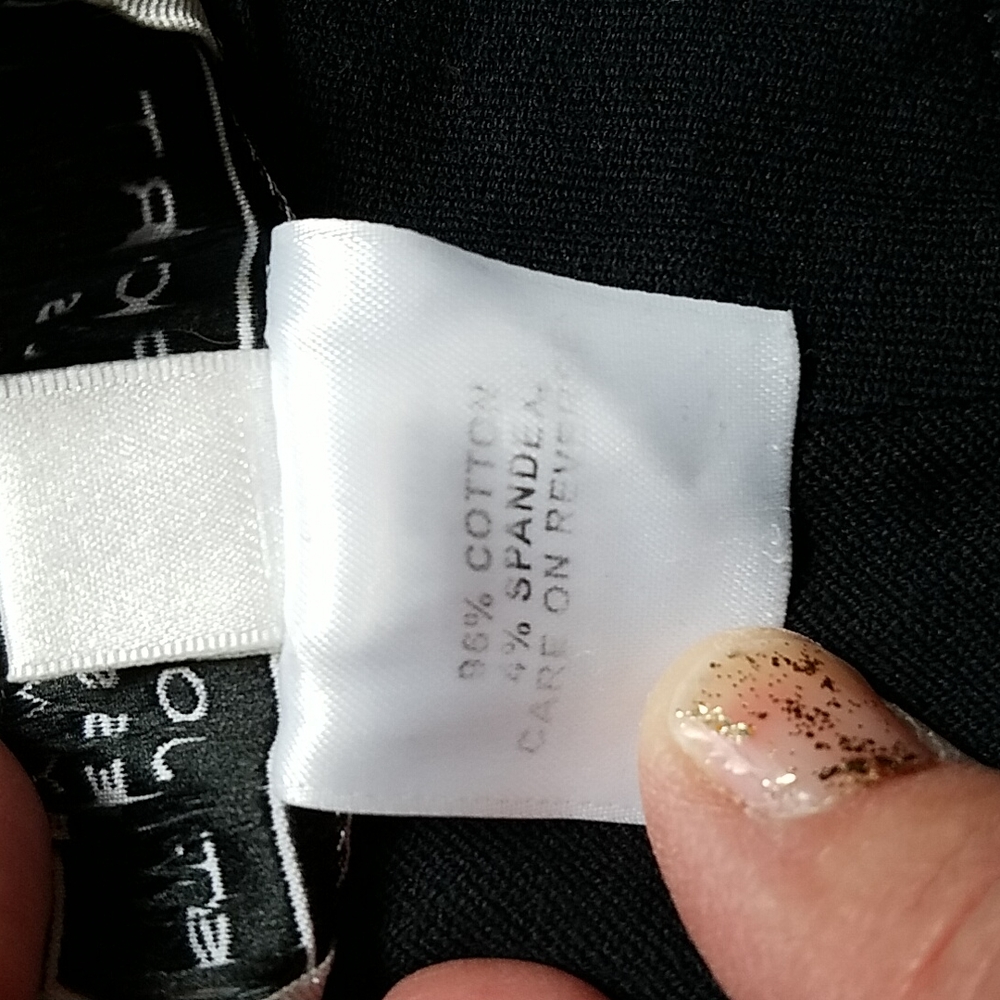 ST JOHN SPORT By Marie Gray Utility Cargo Black Cotton Spandex Pants 4 - Picture 11 of 17